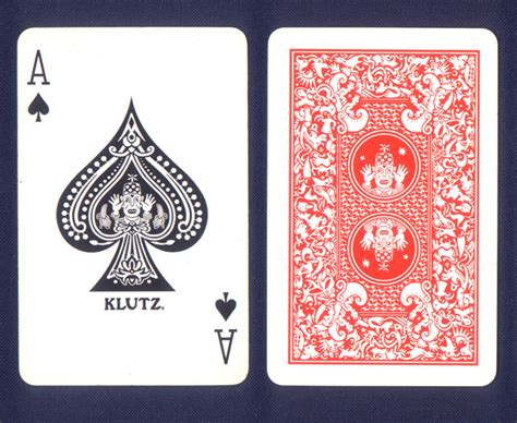 playing card front and back