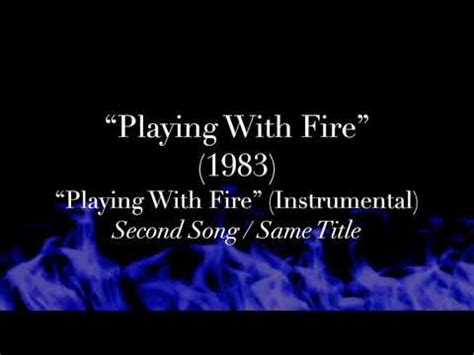 playing with fire 1983 subtitle
