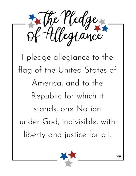 Pledge Of Allegiance Printable Inspiration Made Simple Pledge Of Allegiance Printables - Pledge Of Allegiance Printables