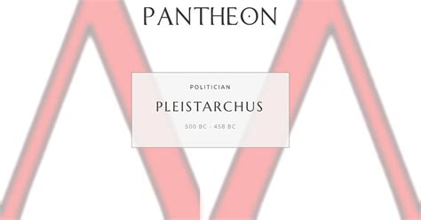 pleistarchus biography of michael
