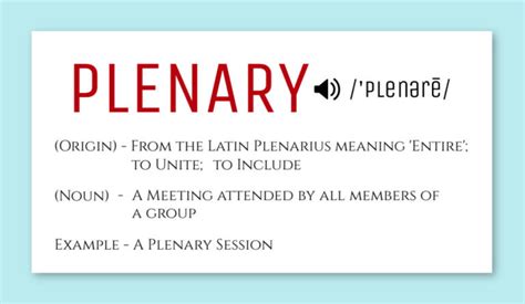 plenary meaning