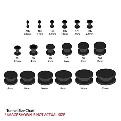 Plug Size Chart Ears