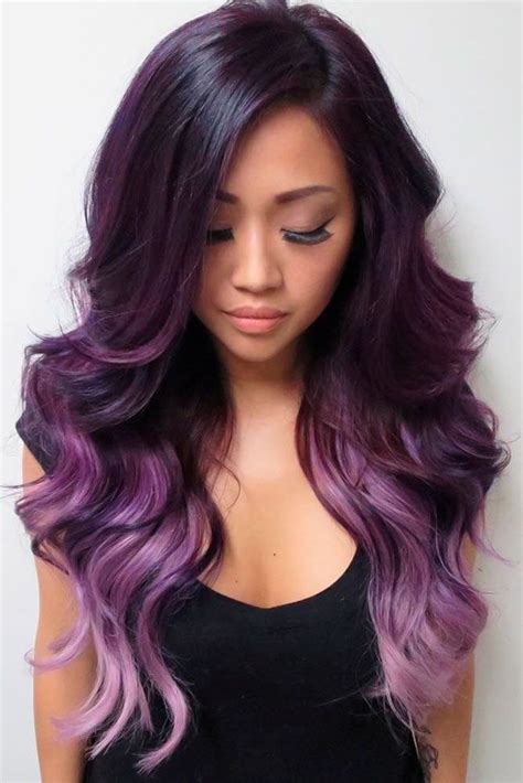 Plum Hair Hair Styles Purple Ombre Hair Pretty Warna Ungu Plum - Warna Ungu Plum