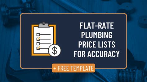 Plumbing Flat Rate Pricing