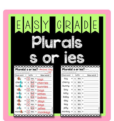 Plural Nouns Ending In Ies 8211 English With Plural Words That End In Ies - Plural Words That End In Ies