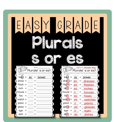 Plural Nouns S Es Teaching Resources Wordwall One And Many Es Words - One And Many Es Words
