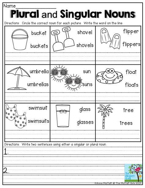 Plural Nouns Worksheet First Grade   First Grade Singular Plural Nouns Worksheets 8211 - Plural Nouns Worksheet First Grade