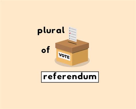 Plural Of Referendum