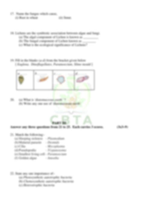 plus one biology text state syllabus kerala