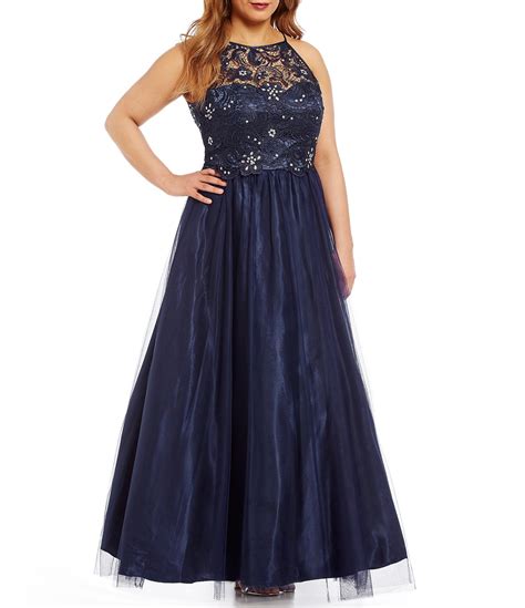 plus size ball gowns Dillard