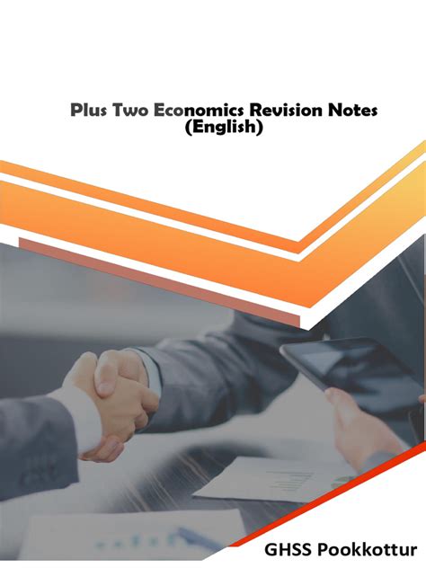 Plus Two Economics Notes