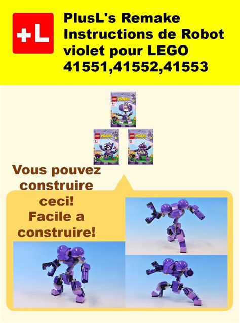 Plusl Remake Instructions Of Robot 10715 For Lego