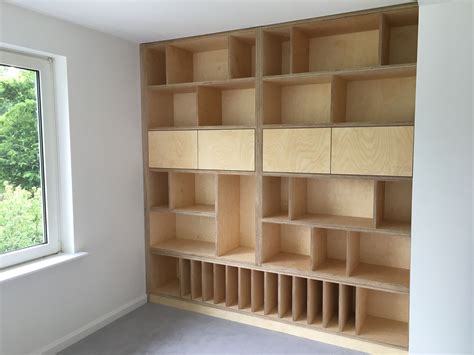 Plywood Storage Shelves