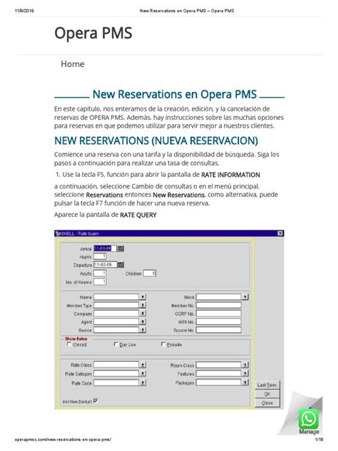 Pms Opera For Dummies