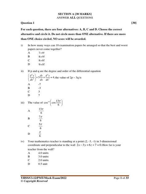 pmt question paper