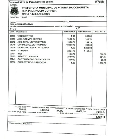 Pmvc Contra Cheque