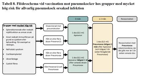 pneumokocker vaccin hur ofta