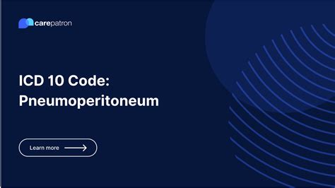 Pneumoperitoneum Icd 10