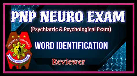 Pnp Neuro Examination Sample