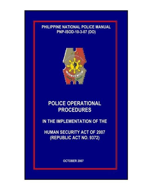 Download Pnp Intelligence Manual 