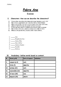 Read Pobre Ana Chapter Test 