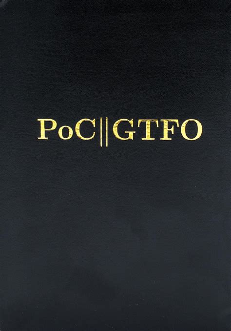 poc or gtfo