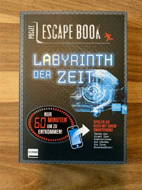 pocket escape book labyrinth der zeit