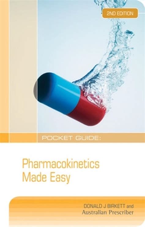 Read Online Pocket Guide Pharmacokinetics Made Easy Pocket Guides By Donald Birkett 2009 12 18 