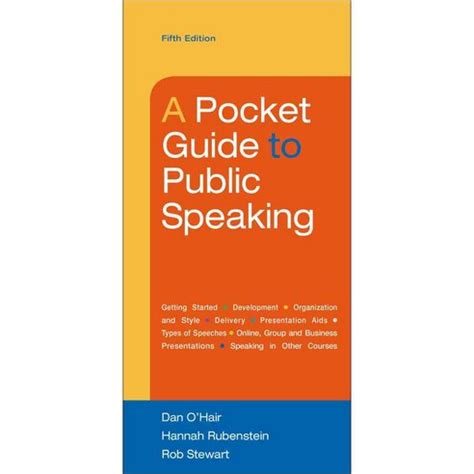 Full Download Pocket Guide To Public Speaking Bedford 