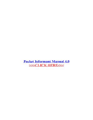 Full Download Pocket Informant User Guide 