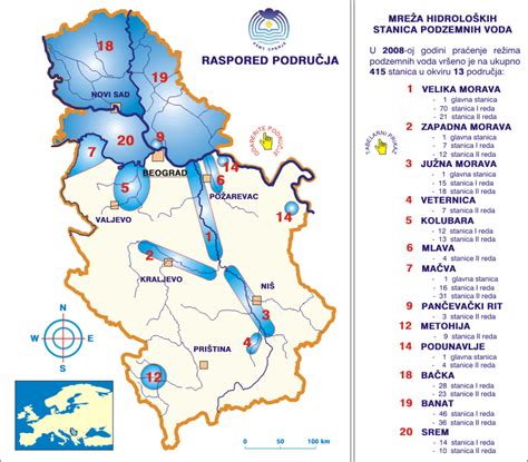 podzemne vode srbije mapa beograda