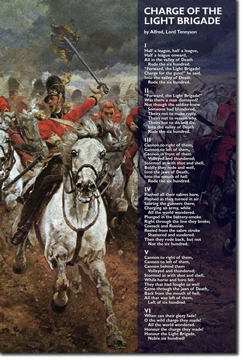 Poem Light Brigade