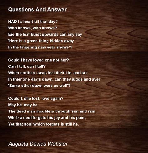 Poems About Questions And Answers Unique 100 Royalty Short Poems With Questions And Answers - Short Poems With Questions And Answers