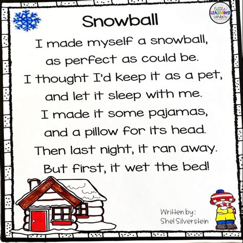 Poems About Snow For Children   Winter Time Poem For Children Serendipity Seeking - Poems About Snow For Children