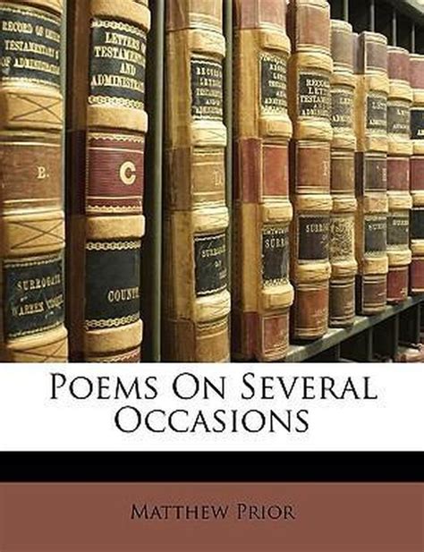 Poems On Several Occasions Mattew Prior Superfine Issue Print A Poem On Nice Paper - Print A Poem On Nice Paper