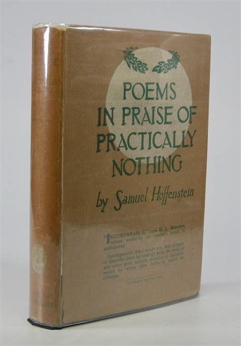 Read Online Poems In Praise Of Practically Nothing 