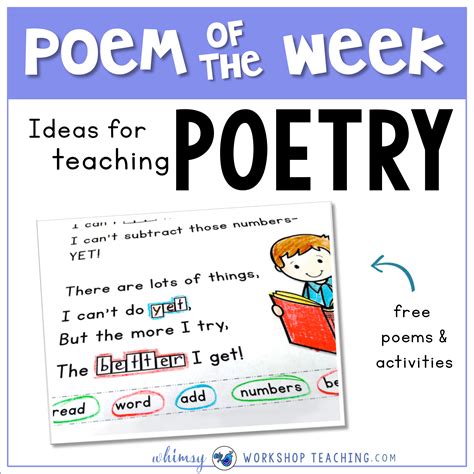 Poetry Activities For The Primary Classroom One Sharp Poetry Activities For Kindergarten - Poetry Activities For Kindergarten