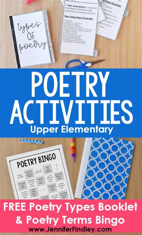 Poetry Activities For Upper Elementary Teaching With Jennifer Fourth Grade Poetry Unit - Fourth Grade Poetry Unit