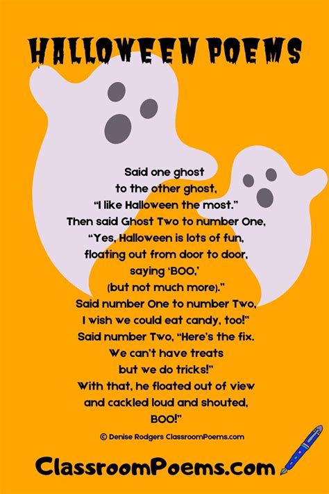 Poetry Prompt Mystery Poems For Halloween Tweetspeak Poetry First Grade Halloween Poem - First Grade Halloween Poem
