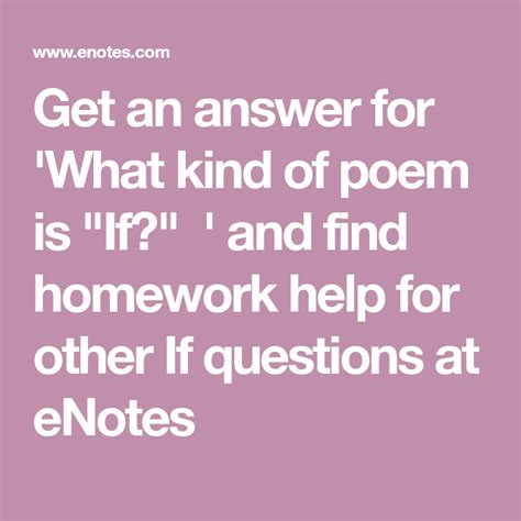 Poetry Questions And Answers Enotes Com Short Poems With Questions And Answers - Short Poems With Questions And Answers