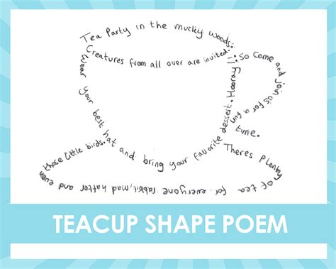 Poetry Shape Poems