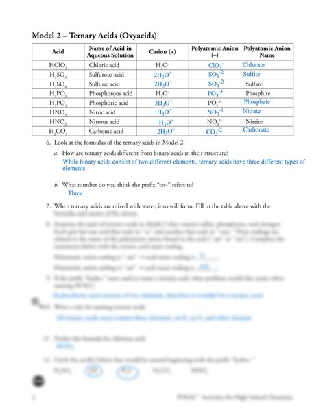 Pogil Answer Key Saturated And Unsaturated Solutions