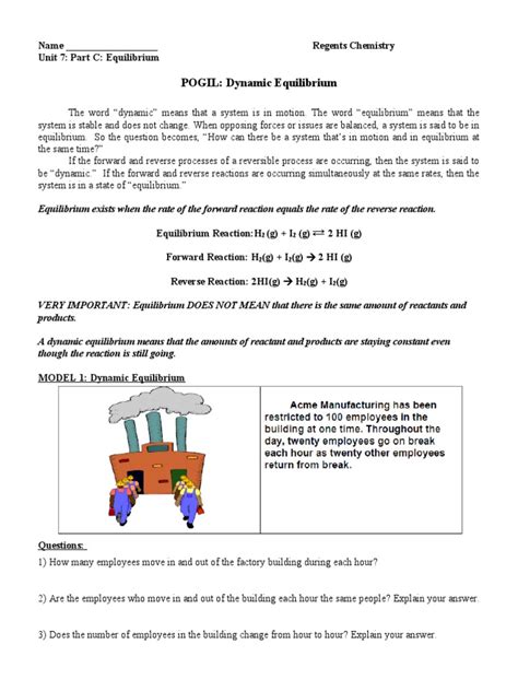 pogil dynamic equilibrium answer key
