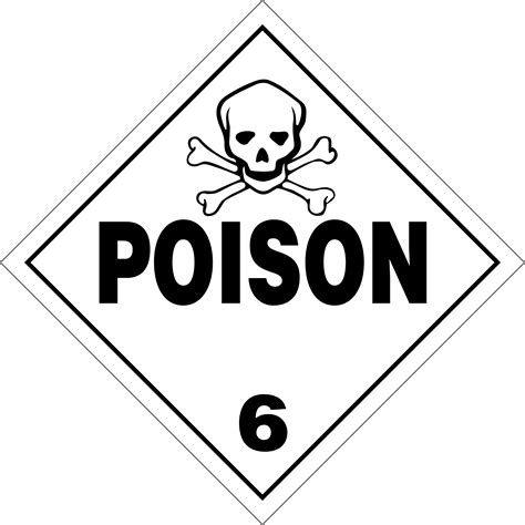 poison label