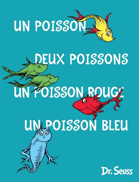 Read Poisson Un Poisson Deux Poisson Rouge Poisson Bleu The French Edition Of One Fish Two Fish Red Fish Blue Fish I Can Read It All By Myself Beginner Books Hardcover 