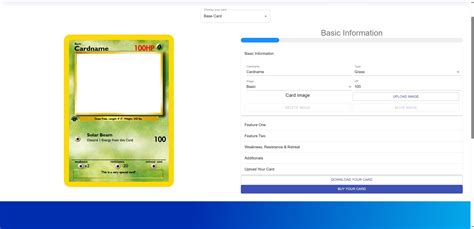 Pokemon Card Maker