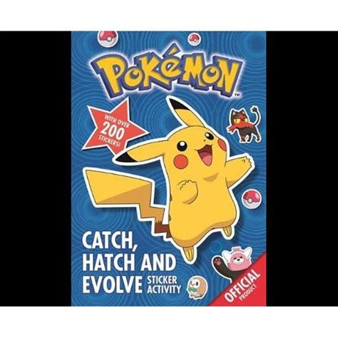 Pokemon Catch Hatch And Evolve Sticker Activity W