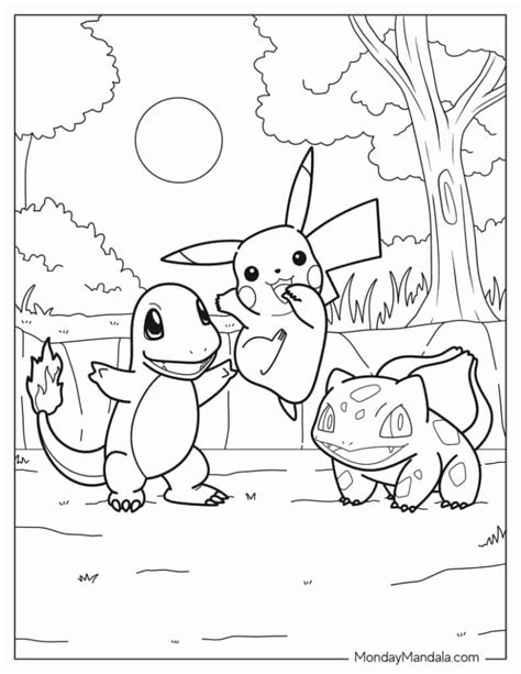 pokemon coloring sheet