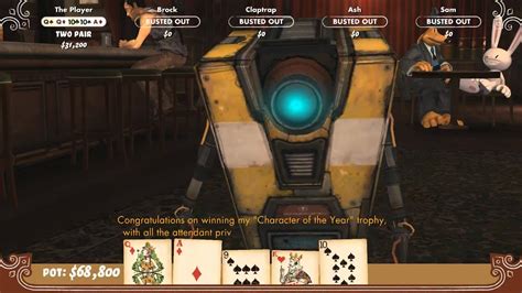 poker game with claptrap kabq