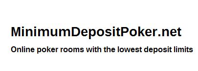 poker online 10 minimum deposit